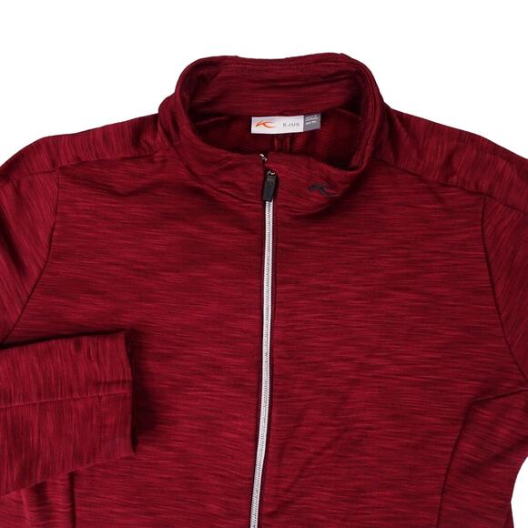 Kjus Sweater Womens 42 XL Red‎ Heathered Full Zip Long Sleeve Outdoor - Picture 1 of 11